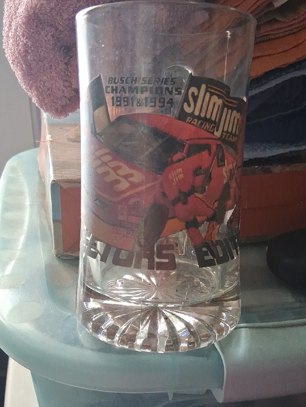 Nascar Red and Black Men’s Swimwear